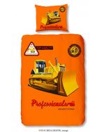 Dekbedovertrek Bulldozer  140x200/220 buldozer